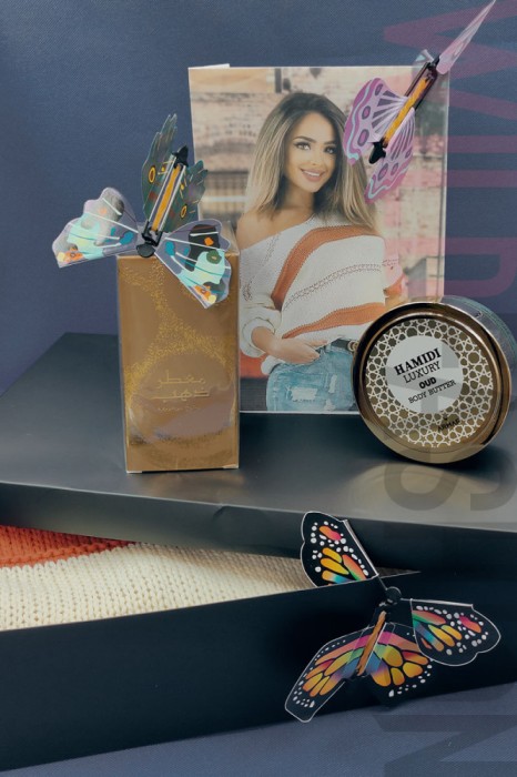 CAD47-81 Cadou de Craciun - bluza cu unt de corp si parfum