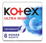 Absorbante Kotex Ultra Night, 6 buc