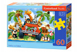 Puzzle 60 piese Softies of Safari, castorland