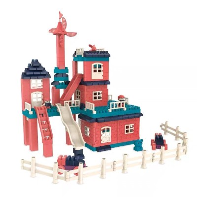 Set constuctii, flippy, casa si curte, 251 piese, multicolor foto
