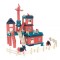 Set constuctii, flippy, casa si curte, 251 piese, multicolor