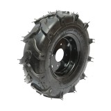 Roata completa 500/8 cu profil crampon 6PR si janta neagra