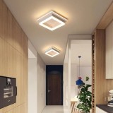 Lustra LED MODERNA 29W, Diametru 22cm, Patrata, lumina Rece/Calda/Neutra, Alb, Alessandro DESIGN