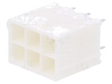 Conector Mini-Fit Jr 4,2mm 6-PIN THT Aurit