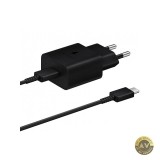 Incarcator Retea cu Cablu USB-C Samsung 15W 2A 1 x USB-C Negru EP-T1510XBEGEU