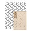Reutilizabil Allover Plastic Șablon // HERRINGBONE LINII
