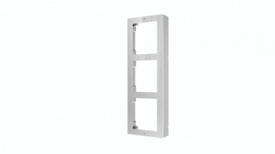 Panou frontal pentru 3 module videointerfon modular Hikvision DS-KD- ACW3/S; foto