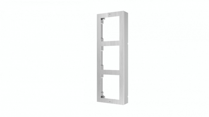 Panou frontal pentru 3 module videointerfon modular Hikvision DS-KD- ACW3/S;