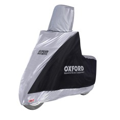 Husa moto Oxford Aquatex Highscreen Scooter, impermeabila, negru/gri