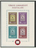 Turcia 1963 Mi 1884/87 bl 10 MNH - Ziua FIP, Nestampilat