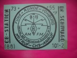 HOPCT 15173 DR SCHIWAGO-JIVAGO -GERMANIA --CARTE POSTALA RADIO AMATOR / RADIOAMATORI -CIRCULATA