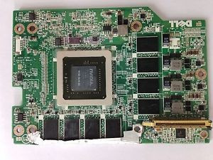 Placa video laptop DEFECTA Dell nVidia 258MT FX2800M M6400 M6500 1G (neumblat pe ea) DP/N H01X5