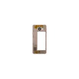 CARCASA MIJLOC CU GEAM CAMERA / BLITZ , SAMSUNG A310 GALAXY A3 (2016) GOLD ORIG SWAP.A