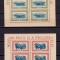 ✅RO 1946 LP 198 a &quot; Tineretul Progresist &quot; , P.A. in bloc de 4 , MNH , pata minora ( guma? ) la colt
