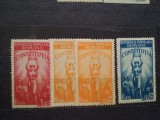 1948-Constitutia+Priet.romano-bulgara-3 seturi -orig. gum- MNH, Nestampilat