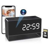 Cumpara ieftin Camera Spion in ceas de birou iUni IP27 Mini, 16GB, Wi-Fi, Vizualizare 4K, Night Vision, Senzor de miscare