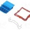 Radiator extrudat, aluminiu, 30mm x 30mm, albastru, Advanced Thermal Solutions - ATS-50300B-C1-R0