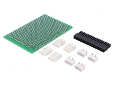 Placă PCB cu interfaţă GPIO foto