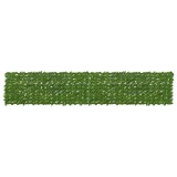 vidaXL Ecran de balcon cu frunze Verde și galben 400 x 75 cm 42040639