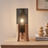 Tischleuchte Joelleldsvin 30x14x14 cm Schwarz [lux.pro]