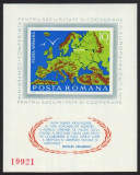 ROMANIA 1975 - LP 892 CSCE , CONFERINTA HELSINKI , COLITA NESTAMPILATA