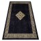 MIRO 52071.803 covor lavabil Cadru, greacă anti-alunecare - negru / aur, 120x170 cm