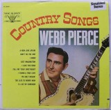 Vinil LP Webb Pierce - Country Songs (1968) Vocalion, Folk/Pop/Rock, 33 RPM, 30cm - Stare Buna