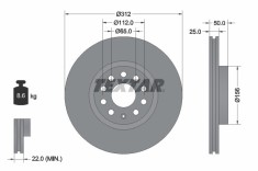 TEXTAR 92120505 PRO+ Disc frana foto
