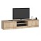 Comoda pentru TV, placa laminata, 4 rafturi, stejar Sonoma, 160x40x33.4 cm