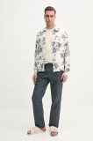 ZADIG&amp;VOLTAIRE pantaloni din in barbati, culoarea gri, WMPA01208