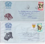 FILATELIE TEMATICA - PLIC KENYA TEMATICA INSECTE FLUTURI FAUNA GORILA, Stampilat