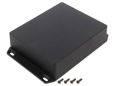 Carcasă Universală cu Lame de Fixare - Negru foto