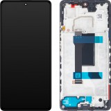 Cumpara ieftin Display cu Touchscreen Xiaomi Redmi Note 12 Pro 5G, cu Rama, Negru (Midnight Black), Service Pack 5600010M1600