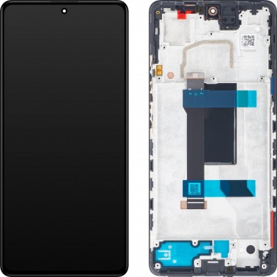 Display cu Touchscreen Xiaomi Redmi Note 12 Pro 5G, cu Rama, Negru (Midnight Black), Service Pack 5600010M1600 foto