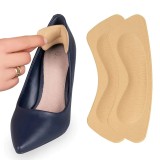 Cumpara ieftin Protectii calcai bej 10,3 x 3,5 cm autoadezive pentru pantofi, pernite moi antialunecare