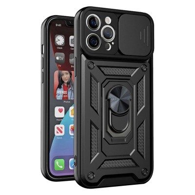 Husa iPhone 12 Pro Max protectie camera Techsuit CamShield Series, negru foto