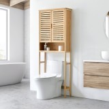 Dulap deasupra WC Geta cu 2 usi [en.casa] HausGarden Leisure, [en.casa]