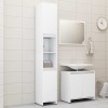VidaXL Set mobilier de baie, 3 piese, alb, PAL