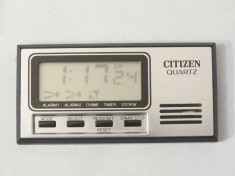Ceas electronic quartz de buzunar CITIZEN Quartz old electronic pocket watch