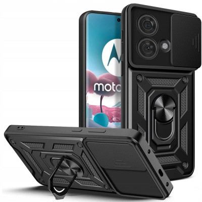 Husa Tech-Protect Camshield Pro pentru Motorola Edge 40 Neo Negru foto