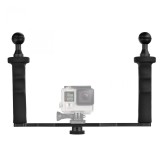 Cumpara ieftin Stabilizator Dual Handheld pentru GoPro, SJCAM si camere video GP324A