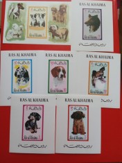 RAS AL KHAIMA , C&Acirc;INI - COLIȚE MNH