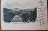 Carte postala, Dambovita Splaiul Halelor, inceput de secol XX