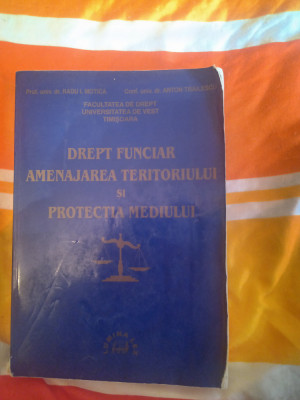 Drept funciar-amenajarea teritoriului si protectia mediului-I.Motica,A.Trailescu foto