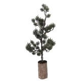 Cumpara ieftin Brad Craciun verde cu leduri 20x17x60 cm