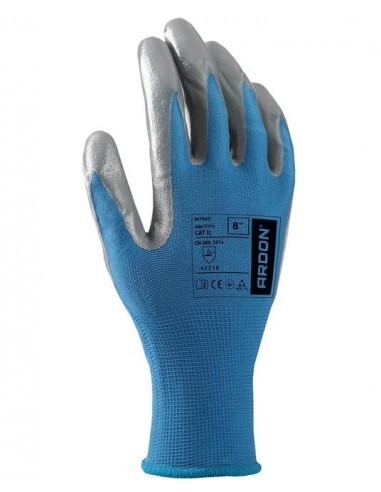 Manusi protectie din nitril, albastre, marimea 10