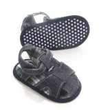 Cumpara ieftin Sandalute din blugi pentru baietei (Marime Disponibila: 3-6 luni (Marimea 18