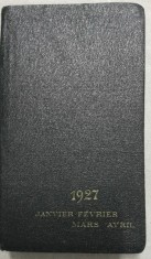 Agenda Trimestriel de la Medicine Internationale, 1ere trimestre, 1927, contine si reclame foto
