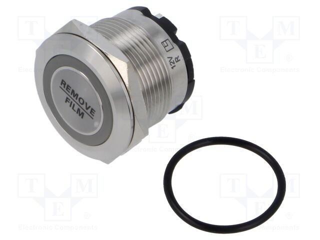 Comutator anti-vandalism E-SWITCH 2 poziții SPST 20A IP67 LED roșu