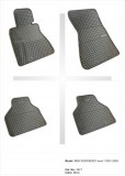 Covorase Cauciuc Auto BMW Seria 7 E65 E66 E67 (2001-2008) Frogum - Negre, Margine Protectie